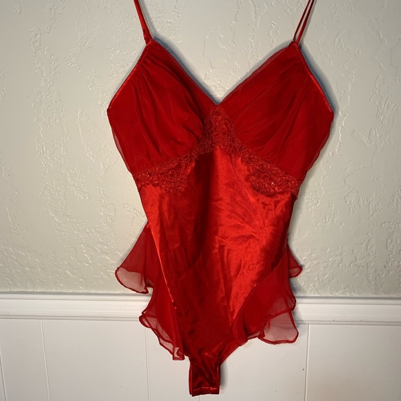 Victoria's Secret Other - Vintage Victoria Secret Gold Label Red Lingerie